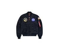 Alpha Industries Herren MA-1 VF NASA Bomberjacke in Dunkelblau 2XL