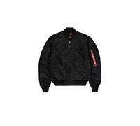 Bomberjacke ALPHA INDUSTRIES "MA-1 VF Vintage Fit NASA", Herren, Gr. XXL, schwarz (all schwarz), Obermaterial: 100% Nylon; Futter: 100% Nylon; Füllung: 100% Polyester, Jacken Bomberjacke (65309647-XXL