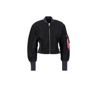 Alpha Industries Waisted MA-1 Bomberjacke Größe M Schwarz