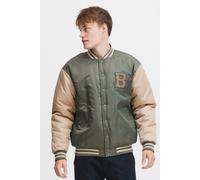 Bomberjacke BLEND "BHCoby", Herren, Gr. XL, deep forest, 100% Nylon, unifarben, regular fit hüftlang, Rippbündchen, Jacken Bomberjacke, Lässige Bomberjacke (93193353-XL) deep forest