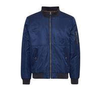 Bomberjacke BLEND "Bomberjacke BHOuterwear", Herren, Gr. XL, blau (marineblaus), Obermaterial: 100% Nylon NY., regular fit, Jacken Bomberjacke (47889133-XL) marineblaus