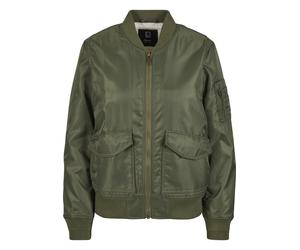 Bomberjacke BRANDIT "Brandit Brandit Women Sherpa Jacket", Damen, Gr. 3XL, olive, 100% Polyamid, unifarben, normal, amerikanischer Ausschnitt, Jacken Bomberjacke (70981736-XXXL) olive