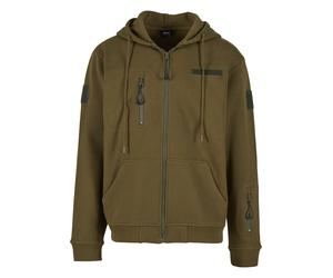Bomberjacke BRANDIT "Brandit Tactical Sweat Jacket", Herren, Gr. 3XL, olive, 100% Nylon, unifarben, normal, ohne Ausschnitt, Jacken Bomberjacke (85243519-XXXL) olive