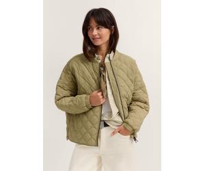 Bomberjacke BUGATTI "LightSeries", Damen, Gr. 40, 130, moos, 100% Polyamid, unifarben, regular fit, Jacken Bomberjacke, leicht & daunenfrei (94188840-40) 130, moos