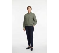 Bomberjacke CALVIN KLEIN JEANS, Damen, Gr. XS (36), dusty olive, Web, Obermaterial: 100% Polyamid, unifarben, regular fit normal, Rundhals, eingesetzt Rippbündchen, Jacken Bomberjacke, Regular fit mit