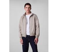 Bomberjacke CALVIN KLEIN JEANS "LS PADDED HARRINGTON JACKET", Herren, Gr. L, vintage khaki, Web, Obermaterial: 100% Polyester, regular fit normal, Rundhals, eingesetzt elastischer Bund, Jacken Bomberj
