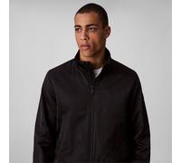Bomberjacke CALVIN KLEIN "LS PADDED HARRINGTON JACKET", Herren, Gr. S, schwarz, Web, Obermaterial: 100% Polyester, unifarben, regular fit normal, Rundhals, eingesetzt elastischer Bund, Jacken Bomberja