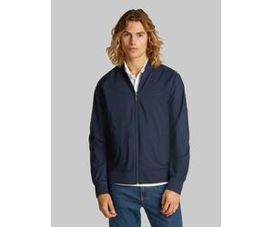 Bomberjacke CALVIN KLEIN "MATTE BOMBER", Herren, Gr. XL, blau (sky captain), Web, Obermaterial: 100% Polyester, unifarben, normal hüftlang, Rundhals, eingesetzt Rippbündchen, Jacken Bomberjacke, Regul