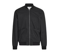 Bomberjacke CASUAL FRIDAY "Bomberjacke CFSCOTT 0153 garbadine shacket", Herren, Gr. XL, schwarz (schwarz beauty), Obermaterial: 82% Polyester PES. 16% Viskose CV. 2% Elasthan EL., Jacken Bomberjacke (
