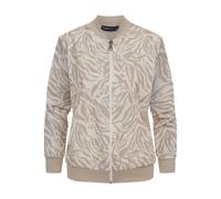 Bomberjacke CLOUD 5IVE "CLOUD 5IVE Light Blouson Jacket", Damen, Gr. L, beige (light beige), 95% Polyester, 5% Elasthan, normal, amerikanischer Ausschnitt, Jacken Bomberjacke (15258631-L) light beige