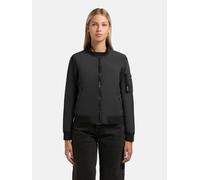 Bomberjacke KHUJO "DENZ", Damen, Gr. XXL, schwarz, Web, 100% Nylon, regular fit, eingesetzt angesetztes Bündchen, Jacken Bomberjacke (12754831-XXL) schwarz
