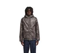 Bomberjacke ELEMENT "Hooded Bomber Jacket", Herren, Gr. M, grau (marble off schwarz), Obermaterial: 100% Polyester., Jacken Bomberjacke (39288500-M) marble off schwarz