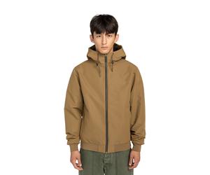Bomberjacke ELEMENT "Hooded Bomber Jacket", Herren, Gr. S, braun (kangaroo), Obermaterial: 100% Polyester., Jacken Bomberjacke (30503510-S) kangaroo