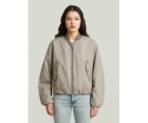 Bomberjacke G-STAR "Bomber Padded Jacke", Damen, Gr. S, beige (elephant skin gd), Obermaterial: 70% Baumwolle, 30% Baumwolle, Jacken Bomberjacke (30899841-S) elephant skin gd