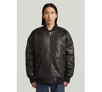 Bomberjacke G-STAR "MN 10 YR Leder Tour Jacke", Herren, Gr. M, schwarz (dk schwarz), Obermaterial: 100% Leder, Jacken Bomberjacke (66747365-M) dk schwarz