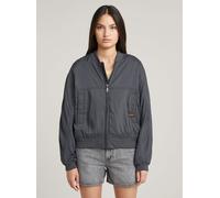 Bomberjacke G-STAR "Summer Bomber Jacke", Damen, Gr. S, grau (petrol), Obermaterial: 100% Viskose, Jacken Bomberjacke (37275038-S) petrol