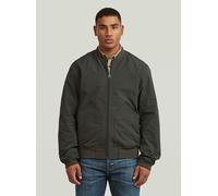 Bomberjacke G-STAR "Unpadded Bomberjacke", Herren, Gr. M, asfalt, Obermaterial: 54% Elastomultiester, 46% Polyester, Jacken Bomberjacke (48354947-M) asfalt