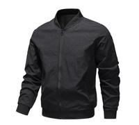 Bomberjacke Herren Leicht Sportlich Sommerjacke Übergangsjacke Elegant Softshell Herbstjacke Übergang Blouson Sommer Business Sportjacke mit Reißverschluss Dünne Blousonjacke Herren-Jacken Windjacke