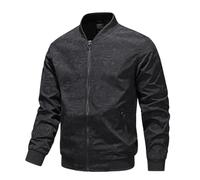 Bomberjacke Herren Leicht Sportlich Sommerjacke Übergangsjacke Elegant Softshell Herbstjacke Übergang Blouson Sommer Business Sportjacke mit Reißverschluss Dünne Blousonjacke Herren-Jacken Windjacke