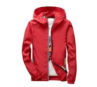 Bomberjacke Herren,Reflektierende Jacke Mit Taschen Sommerjacke Sommer Softshelljacke Dünne Sportjacke Zip Up Übergangsjacke Leichte Blouson Sportlich Outdoor Arbeitsjacke Jungen Trainingsjacke