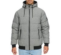Bomberjacke INDICODE "INGabrio", Herren, Gr. L, charcoal, Web, Obermaterial: 100% Polyester, unifarben, regular fit, Jacken Bomberjacke (23089047-L) charcoal