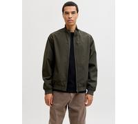 Bomberjacke JACK & JONES "JJECHARGE STAND COLLAR BOMBER NOOS", Herren, Gr. S, rosin, Web, Obermaterial: 100% Polyester, unifarben, Jacken Bomberjacke, mit Stehkragen (45897053-S) rosin