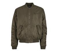 Bomberjacke KARL KANI "Karl Kani KK Kani Back Embroidery Bomberjacket", Herren, Gr. M, braun, 100% Polyester, normal, amerikanischer Ausschnitt, Jacken Bomberjacke (19043163-M) braun