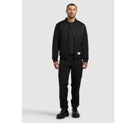 Bomberjacke KHUJO "ADON", Herren, Gr. L, schwarz, 100% Nylon, unifarben, eingesetzt Rippbündchen mit Gummizug, Jacken Bomberjacke (20693237-L) schwarz