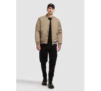 Bomberjacke KHUJO "ADON", Herren, Gr. XL, bomber beige, 100% Nylon, unifarben, eingesetzt Rippbündchen mit Gummizug, Jacken Bomberjacke (40244505-XL) bomber beige
