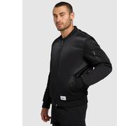 Bomberjacke KHUJO "ADON", Herren, Gr. XL, schwarz, 100% Nylon, unifarben, eingesetzt Rippbündchen mit Gummizug, Jacken Bomberjacke (20693237-XL) schwarz