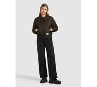 Bomberjacke KHUJO "KASIA", Damen, Gr. M, forest grün, Twill, 100% Nylon, unifarben, eingesetzt Rippbündchen, Jacken Bomberjacke (60720468-M) forest grün