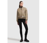 Bomberjacke KHUJO "KASIA", Damen, Gr. XS, bomber beige, Twill, 100% Nylon, unifarben, eingesetzt Rippbündchen, Jacken Bomberjacke (81650860-XS) bomber beige