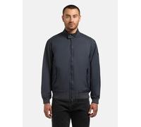 Bomberjacke KHUJO "Nabo", Herren, Gr. L (52), blau (oxford blau), Material: 100% Baumwolle, gerade hüftlang, eng Rippstrickbündchen, Jacken Bomberjacke, moderne Herren Fliegerjacke mit Cord am Kragen