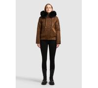 Bomberjacke KHUJO "TYLA", Damen, Gr. L, copper braun, 100% Polyamid, unifarben, eingesetzt Rippbündchen mit Windstopper, Jacken Bomberjacke (87062327-L) copper braun