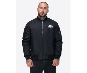Bomberjacke LONSDALE "LUDFORD", Herren, Gr. M, schwarz, weiß, Obermaterial: 100% Polyamid, Jacken Bomberjacke (98258314-M) schwarz, weiß