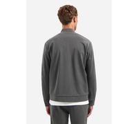 Bomberjacke NO EXCESS "No Excess Leichte melierte Strickjacke", Herren, Gr. 3XL, grau melange, 68% Polyester (Recycelt), 29% Viskose, 3% Elasthan, Jacken Bomberjacke (27264555-XXXL) grau melange