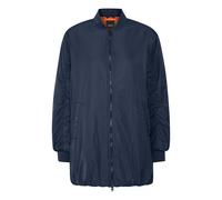 Bomberjacke OXMO "Damen Blouson OXCamille", Damen, Gr. 38, blau (total eclipse), Obermaterial: 100% Polyester PES., loose fit, Jacken Bomberjacke (30779845-38) total eclipse