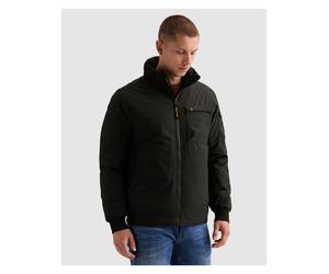 Bomberjacke PME LEGEND, Herren, Gr. XL, schwarz (jet schwarz), Web, Obermaterial: 94% Polyester, 6% Elasthan, unifarben, Bündchen, Jacken Bomberjacke, wasserabweisend, winddicht (85557221-XL) jet schw