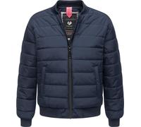 Bomberjacke RAGWEAR "Bombina", Damen, Gr. XXXL(46), blau (navy), Obermaterial: 100% Polyester; Innenfutter: 100% Polyester; Wattierung: 100% Polyester, weit hüftbedeckend, Ärmel ohne Ärmelschlitz Ripp