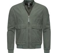 Bomberjacke RAGWEAR "Daq", Herren, Gr. XXL (56), grün, Obermaterial: 100% Baumwolle; Innenfutter: 100% Polyester, lässig geschnitten hüftbedeckend, Rundhals, Ärmel ohne Ärmelschlitz Rippbündchen, Jack