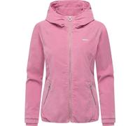 Bomberjacke RAGWEAR "Dizzie Cordy YOUMODO", Damen, Gr. XS (34), rosa, Obermaterial: 98% Baumwolle, 2% Elasthan. Innenfutter: 100% Polyester, lässig geschnitten hüftlang, hoch geschlossener Ausschnitt,