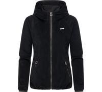 Bomberjacke RAGWEAR "Dizzie Cordy YOUMODO", Damen, Gr. XS (34), schwarz, Obermaterial: 98% Baumwolle, 2% Elasthan; Innenfutter: 100% Polyester, lässig geschnitten hüftlang, hoch geschlossener Ausschni