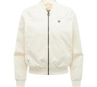 Bomberjacke RAGWEAR "Yotimo", Damen, Gr. M (38), ivory, Obermaterial: 68% Baumwolle, 32% Nylon; Innenfutter: 100% Polyester, oversize hüftlang, Raglanärmel Rippstrickbündchen, Jacken Bomberjacke, Läss