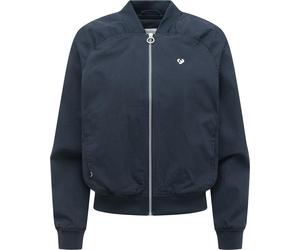 Bomberjacke RAGWEAR "Yotimo", Damen, Gr. XL (42), navy, Obermaterial: 68% Baumwolle, 32% Nylon. Innenfutter: 100% Polyester, oversize hüftlang, Raglanärmel Rippstrickbündchen, Jacken Bomberjacke, Läss