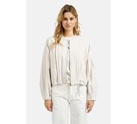 Bomberjacke SMITH & SOUL, Damen, Gr. L, beige (sand), Web, Material: 62% Lyocell, 32% Baumwolle, 6% Polyamid, unifarben, regular fit kurz, eingesetzt gerader Abschluss, Jacken Bomberjacke (99327969-L)