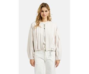 Bomberjacke SMITH & SOUL, Damen, Gr. XXL, beige (sand), Web, Material: 62% Lyocell, 32% Baumwolle, 6% Polyamid, unifarben, regular fit kurz, eingesetzt gerader Abschluss, Jacken Bomberjacke (99327969-