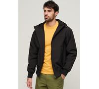 Bomberjacke SUPERDRY "SURPLUS NYLON HOODED BOMBER" Gr. L, schwarz (jet black) Herren Jacken (44828812-L) jet black