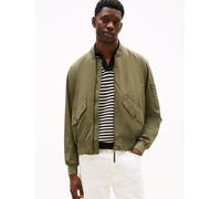 Bomberjacke TOMMY HILFIGER "PACKABLE BOMBER", Herren, Gr. L, grün (battle grün), Web, Obermaterial: 100% Polyester, relaxed fit, elastischer Bund, Jacken Bomberjacke, Fliegerjacke, Freizeitjacke (3352