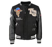 Bomberjacke TOP GUN "TG22014", Herren, Gr. 3xl, schwarz, Obermaterial: 50% Wolle, 50% Polyester; Ärmel: 100% Polyester; Strick: 100% Polyester, Jacken Bomberjacke (72248447-XXXL) schwarz