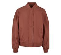 Bomberjacke URBAN CLASSICS "Urban Classics Damen", Damen, Gr. 3XL, terracotta, 100% Polyester, unifarben, normal, Rundhals, Jacken Bomberjacke (29502859-XXXL) terracotta